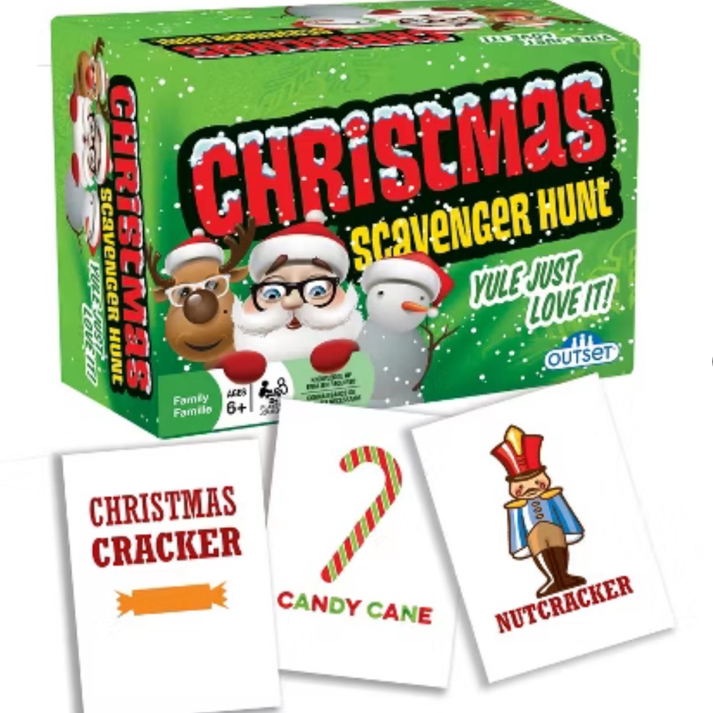 NIB Outset Christmas Scavenger Hunt Game
